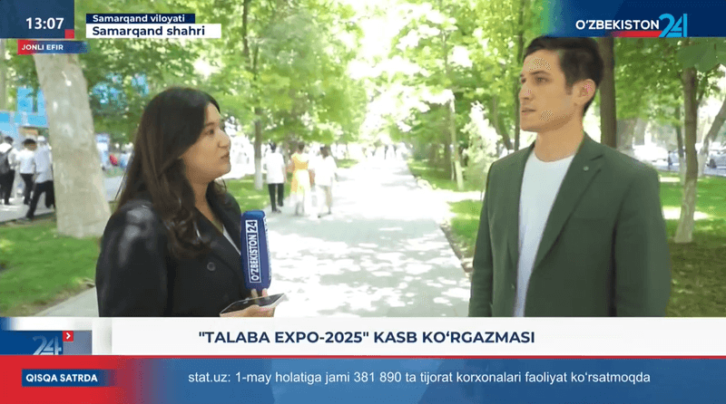2025 年“Talaba Expo”职业展视频画面（第二部分）