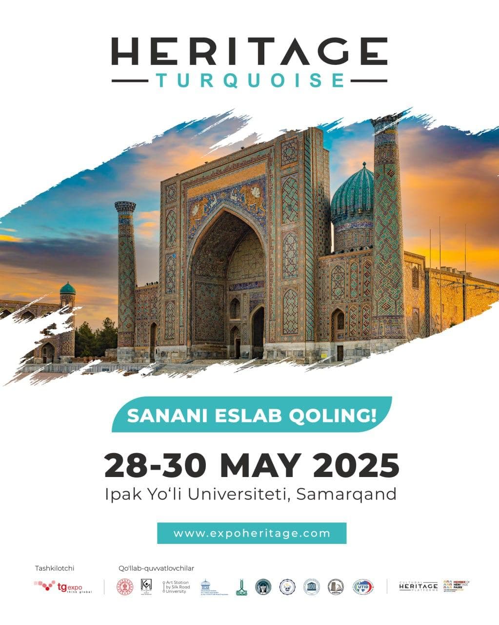Promotional banner for the HERITAGE TURQUOISE 2025 event