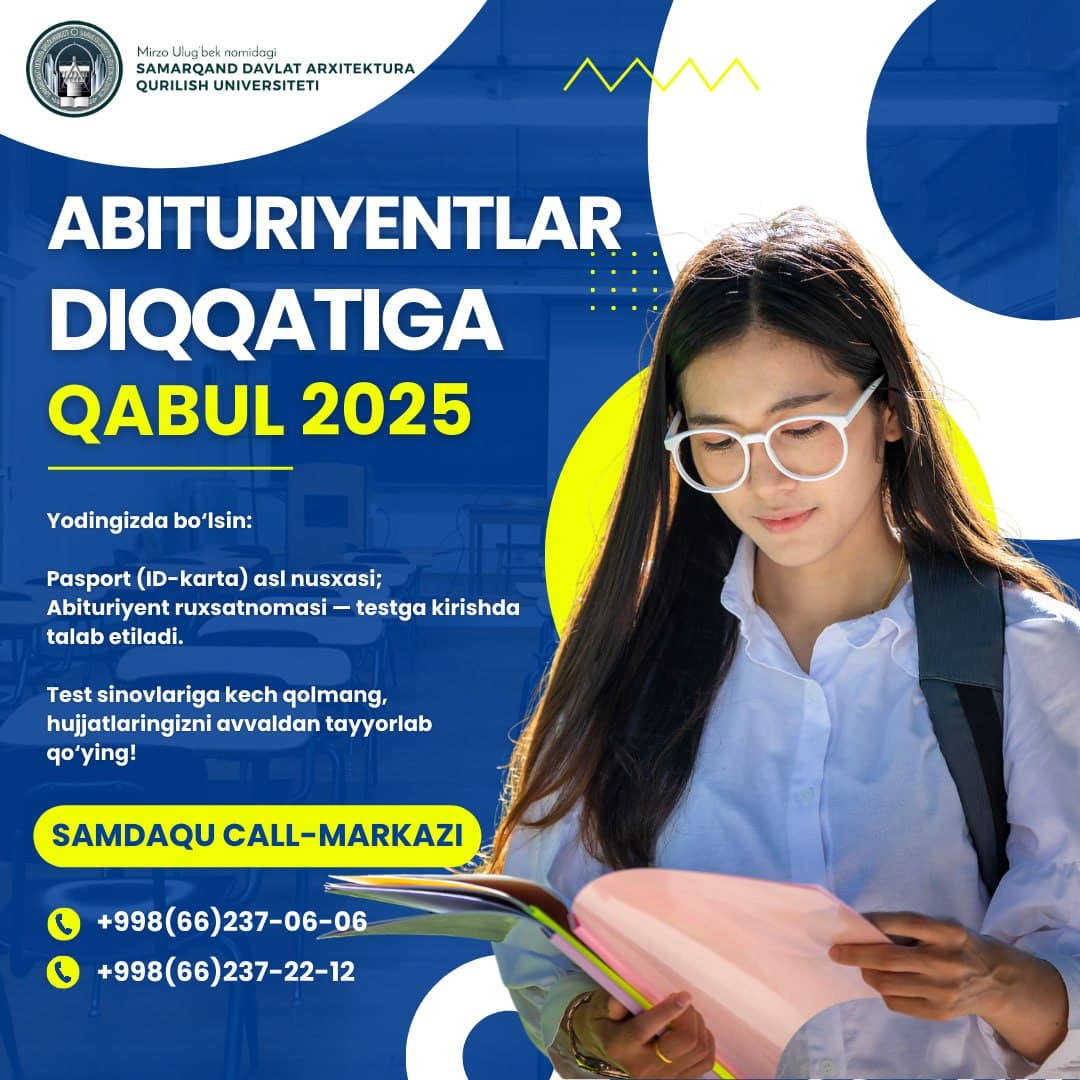 Abituriyentlar test sinovi kirish nazoratida