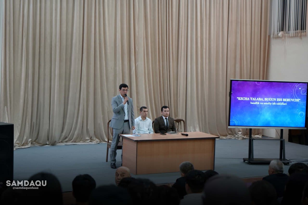 The “A student yesterday, an employer today” meeting