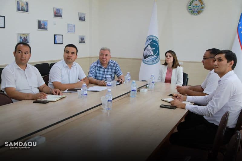 SDTU ve TAQU yönetimleri arasında çevrimiçi görüşme