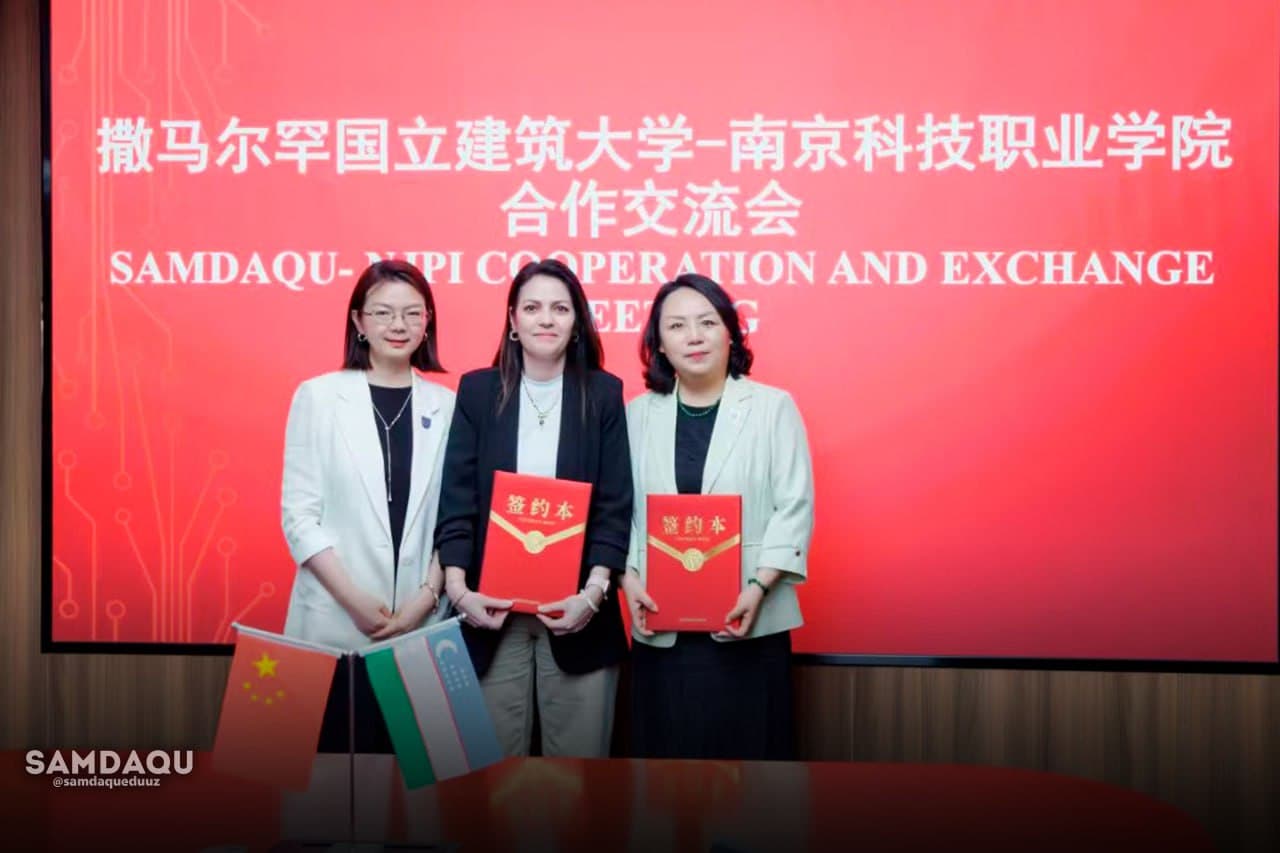 Rektorning Nanjing politexnika institutiga tashrifi