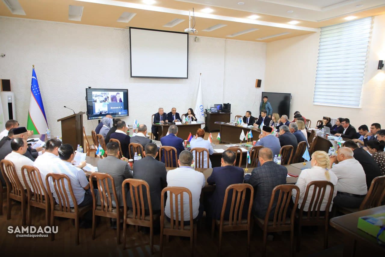 Geodeziya va fazoviy ma’lumotlar bo‘yicha xalqaro konferensiya ishtirokchilari